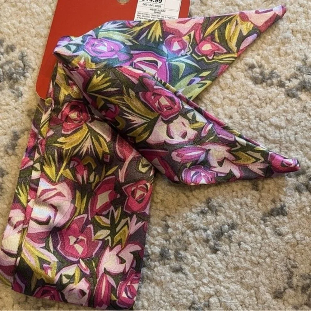 NWT Missoni For Target Passione Floral Roses Hair Headband Head Scarf